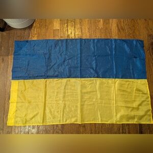 Ukrainian National Flag, Blue and Yellow, New 34"X 54"